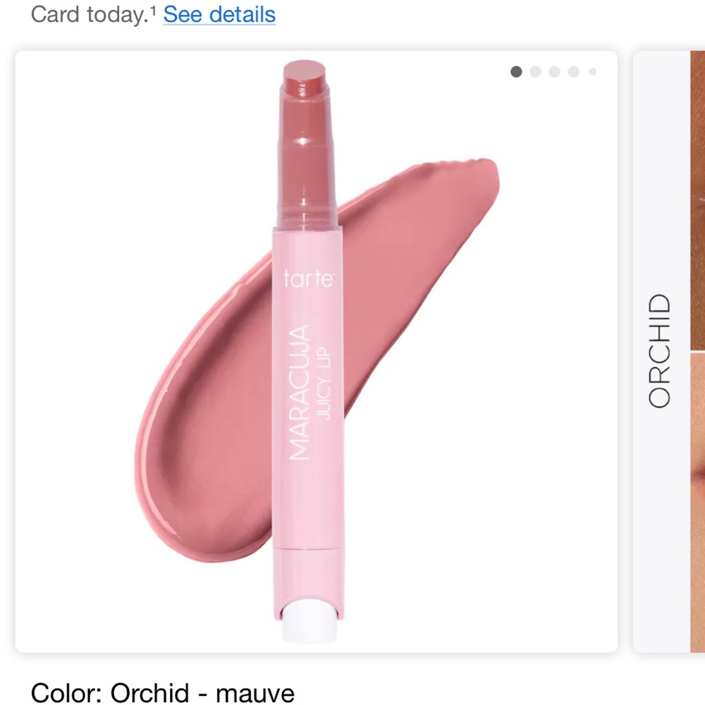 orchid tarte marajuca lip